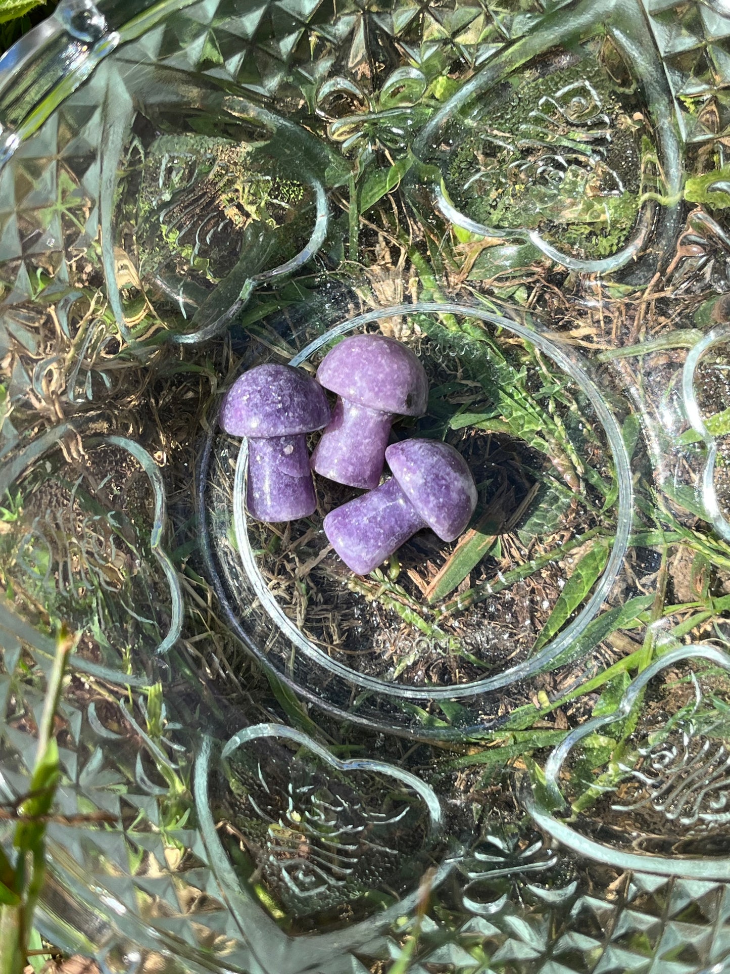 Mini Lepidolite Mushroom