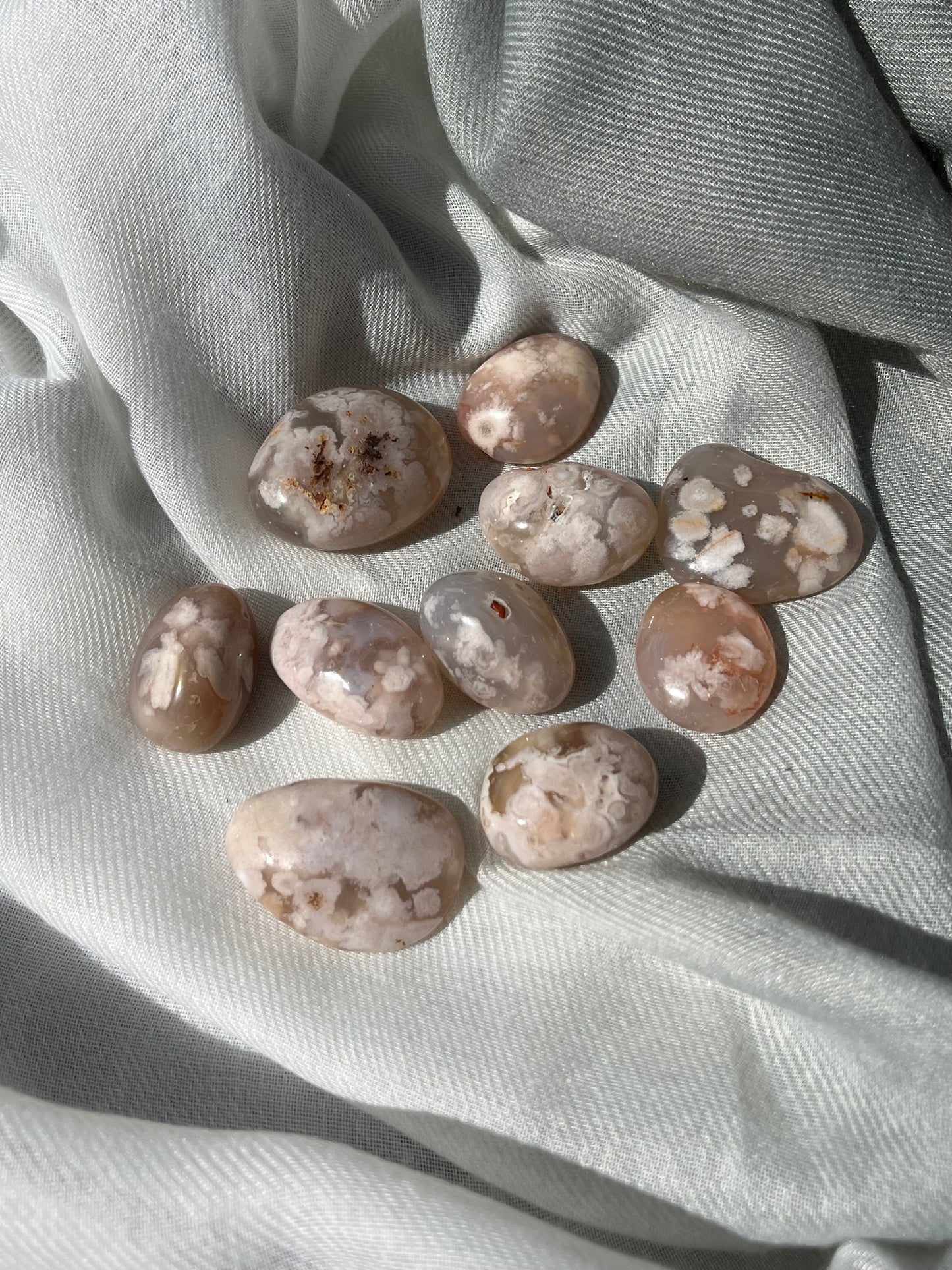 Flower Agate Tumble