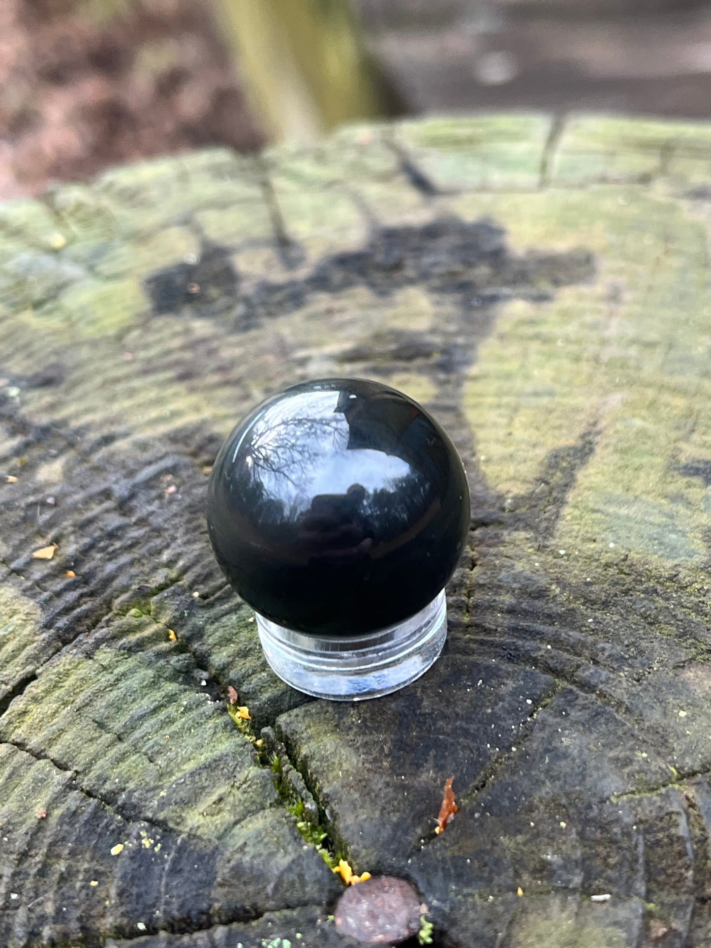 Rainbow Obsidian Sphere #2