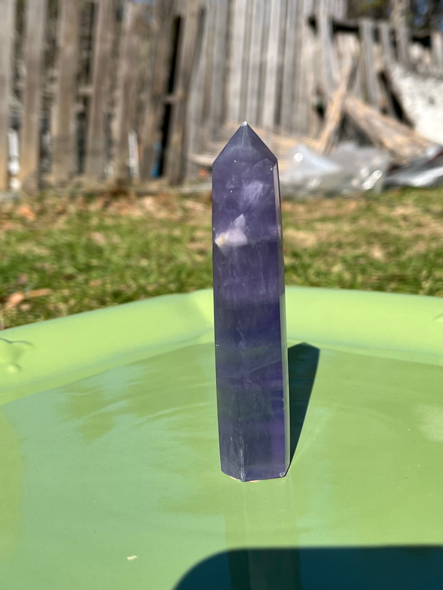 Purple Fluorite Tower