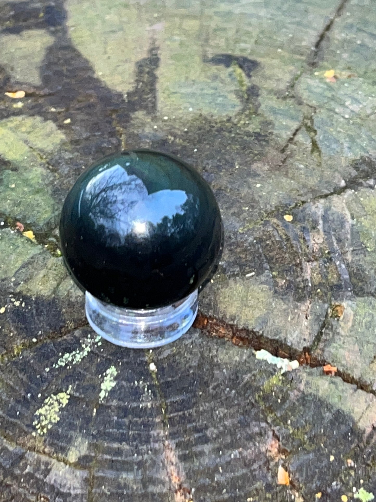 Rainbow Obsidian Sphere #17