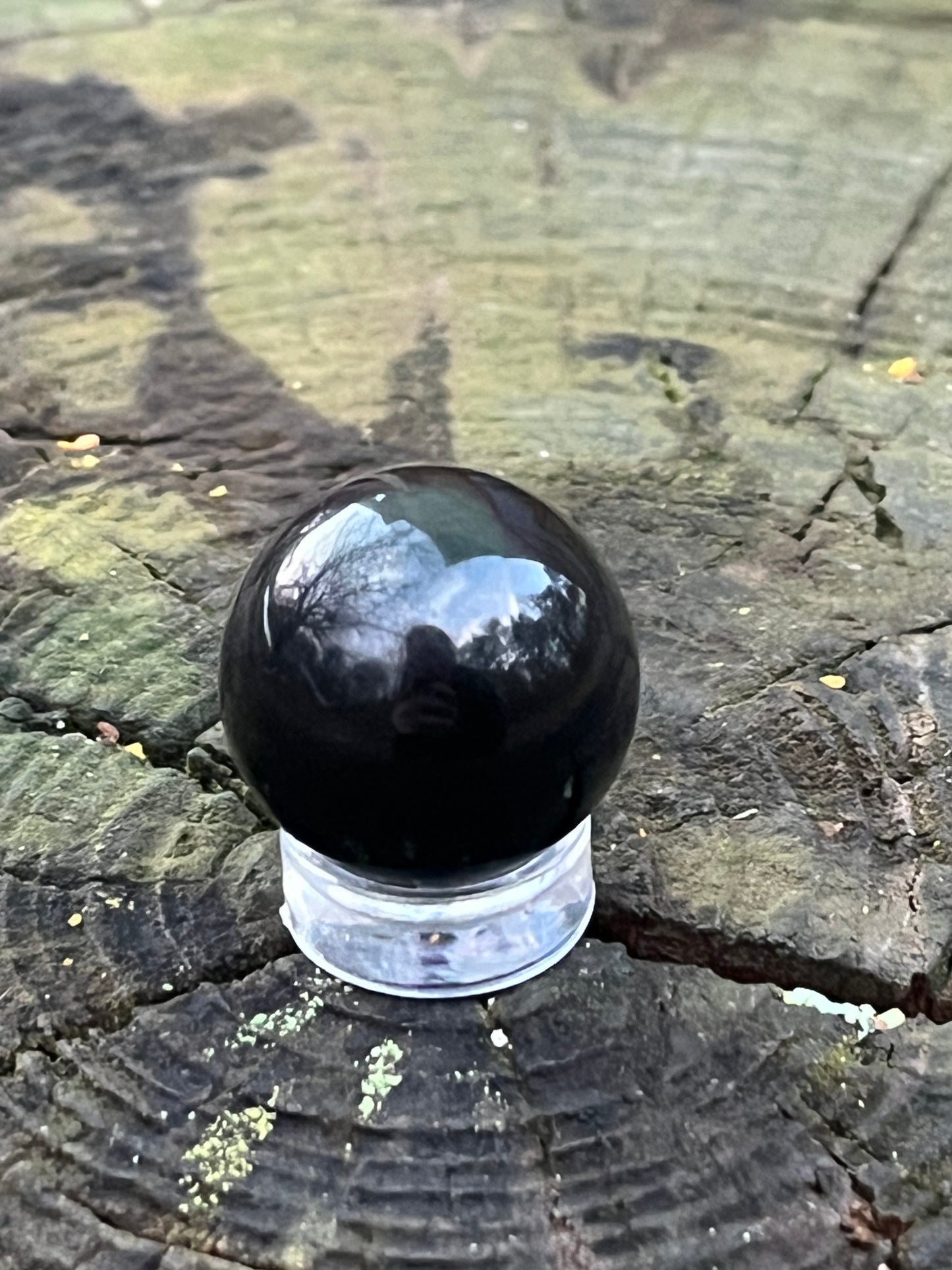 Rainbow Obsidian Sphere #20