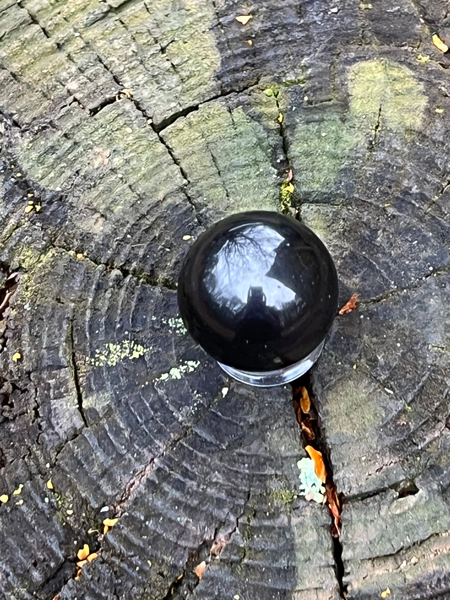 Rainbow Obsidian Sphere #10