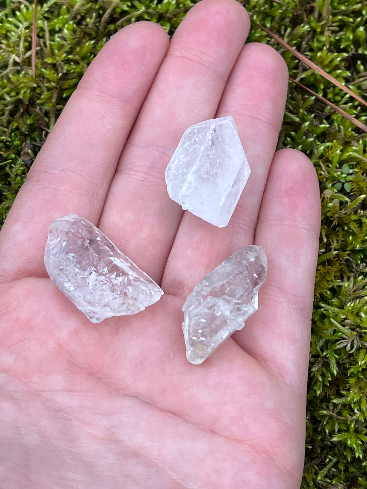 Mini Raw Clear Quartz Points