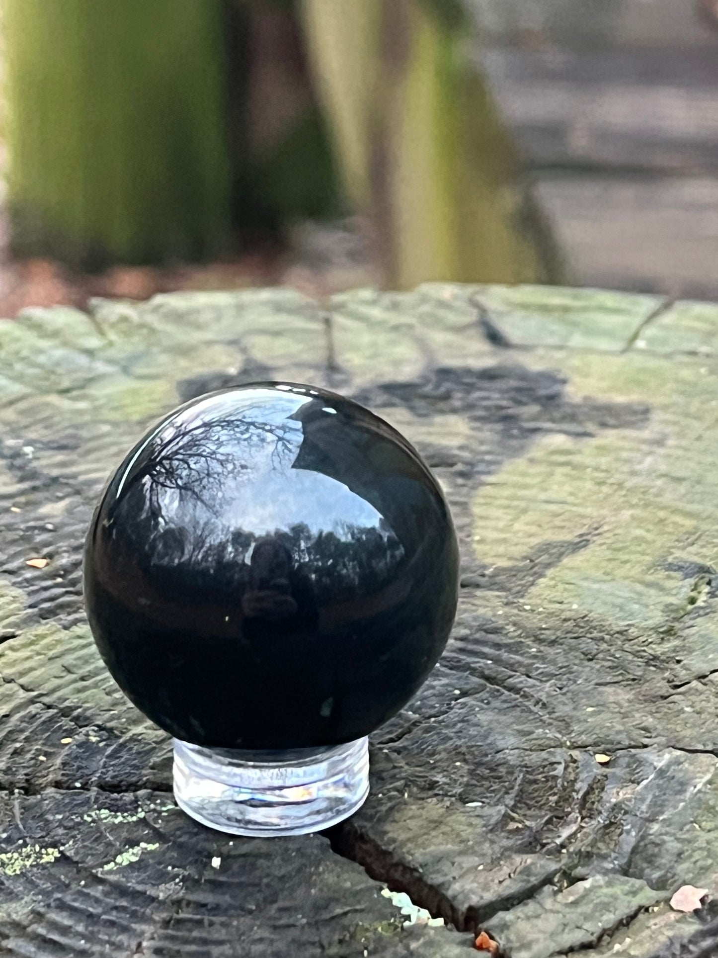 Rainbow Obsidian Sphere #18