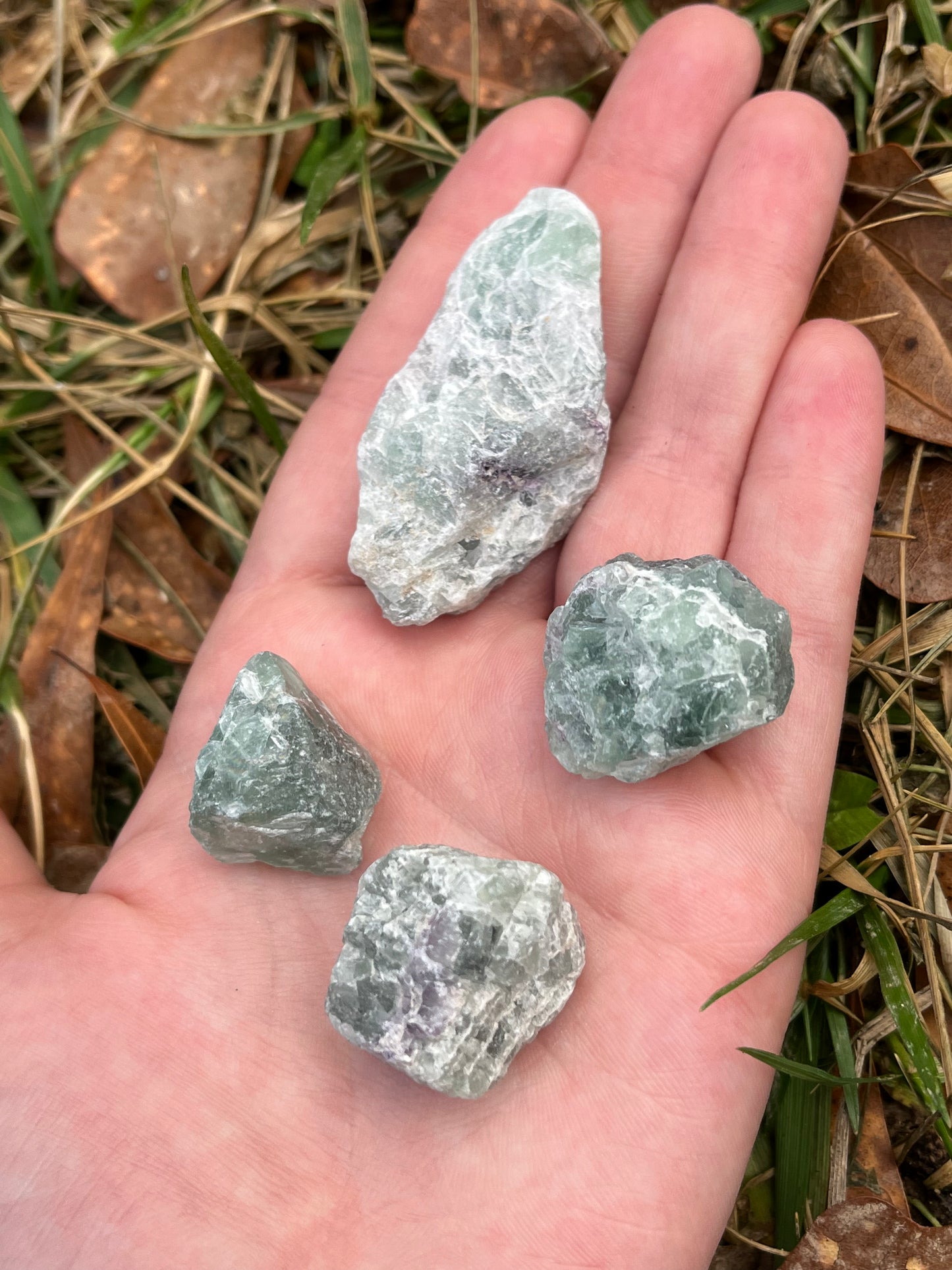Raw Green Fluorite