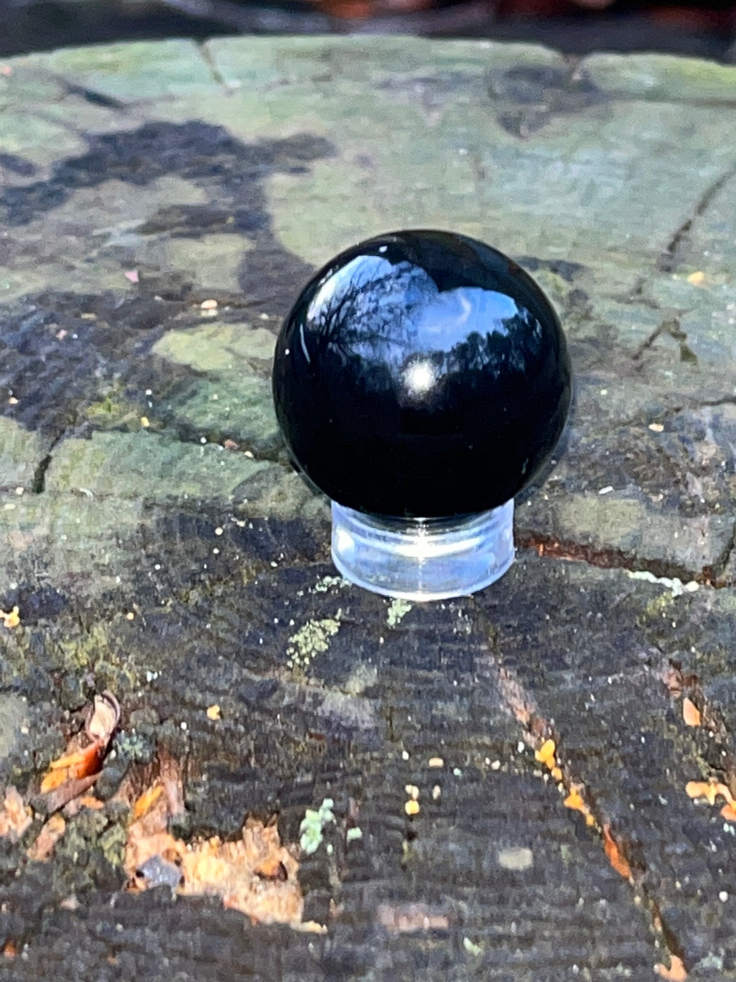 Rainbow Obsidian Sphere #19