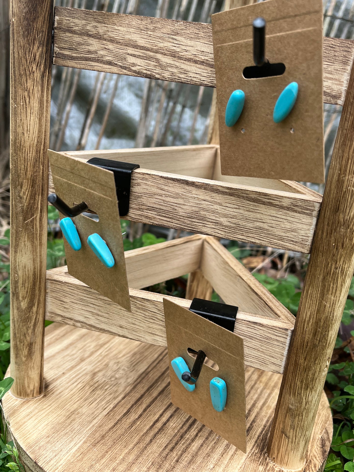 Dyed Howlite Post Earrings