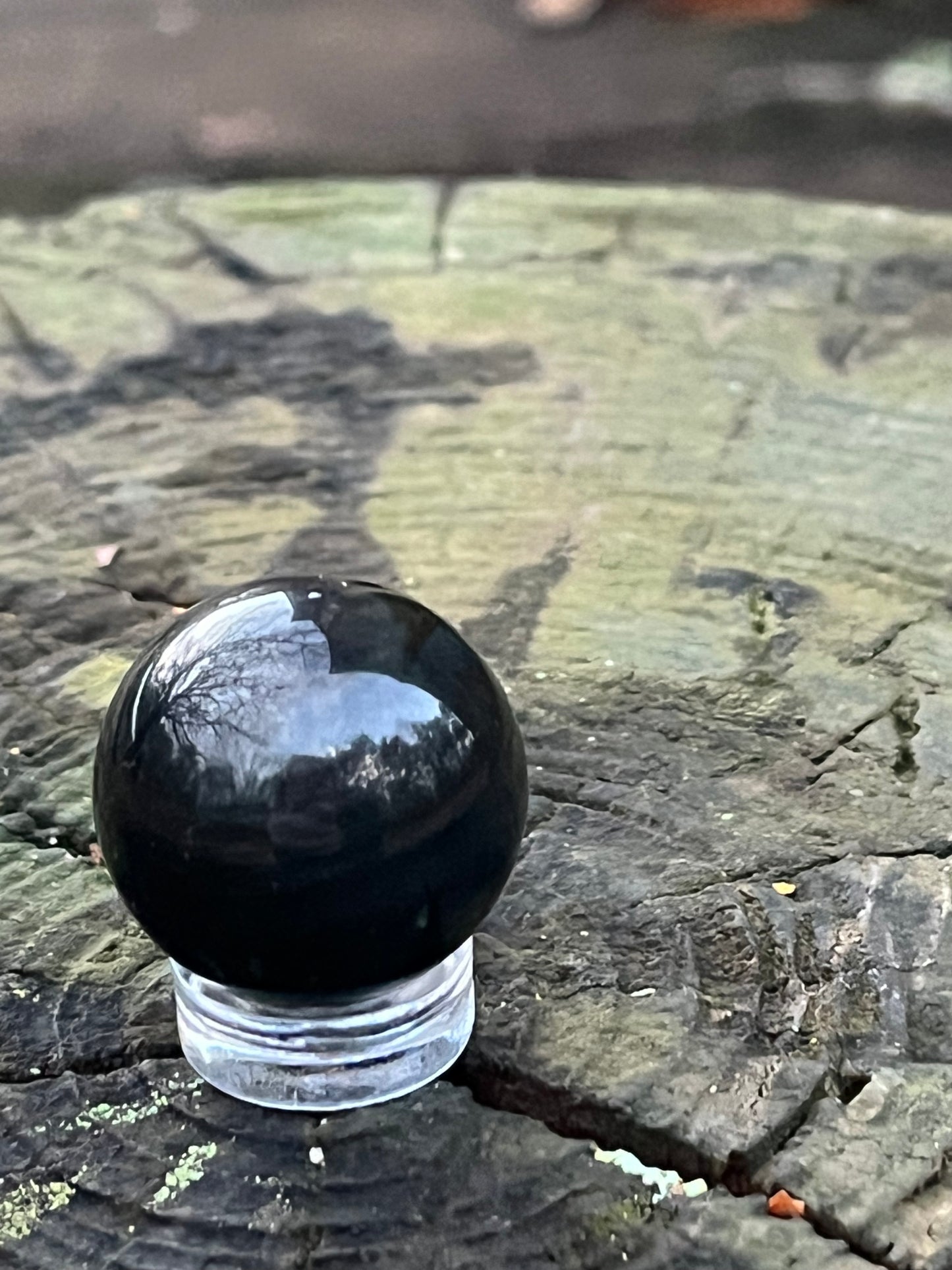 Rainbow Obsidian Sphere #21