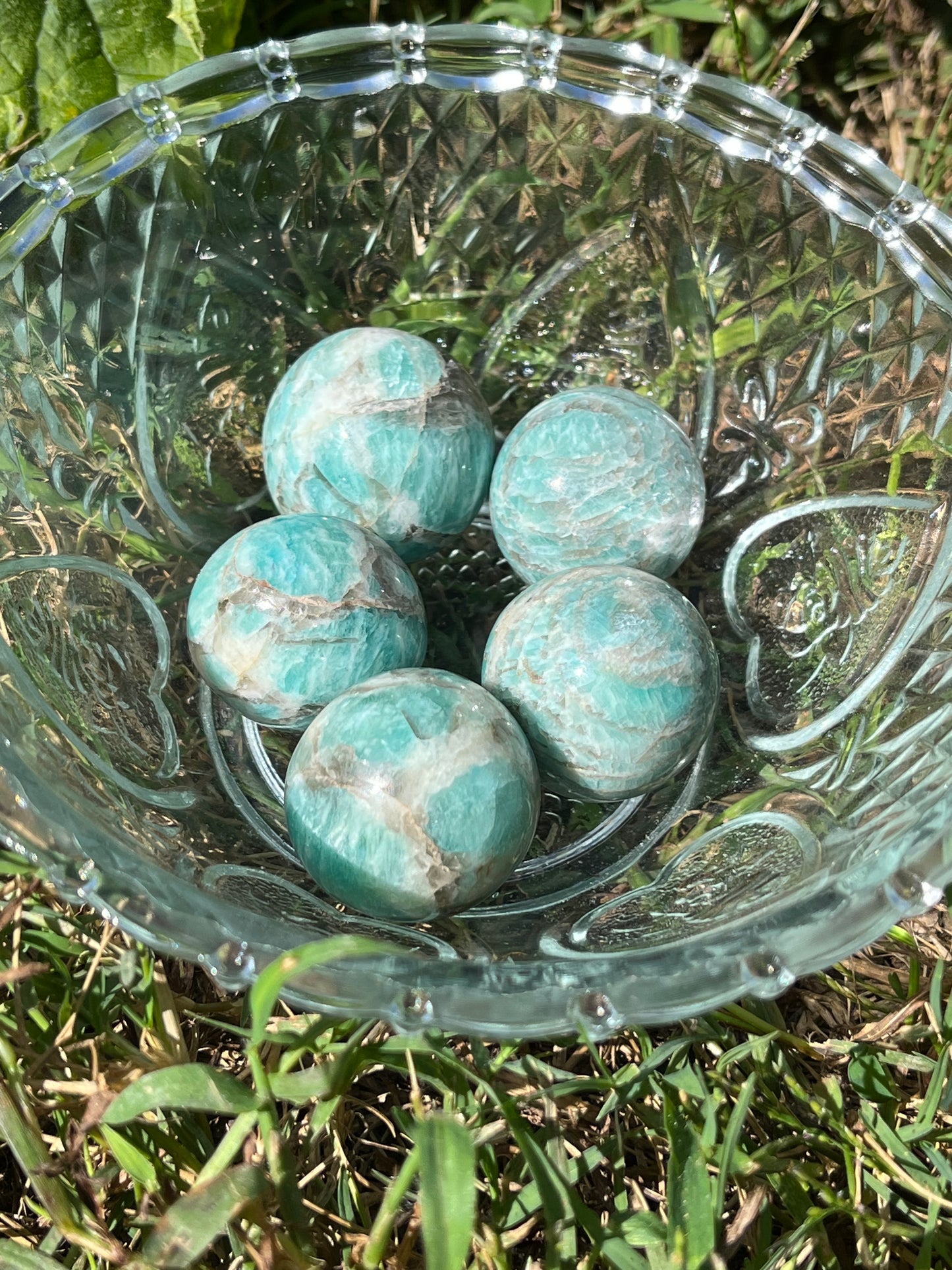 Smoky Amazonite Sphere