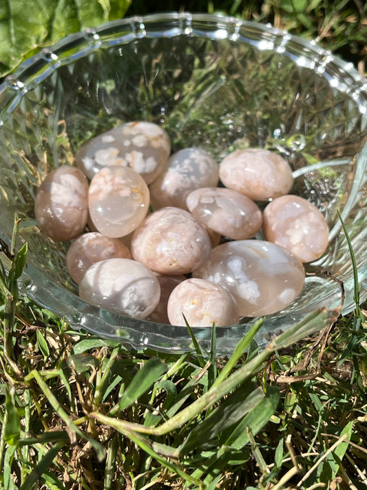 Flower Agate Tumble