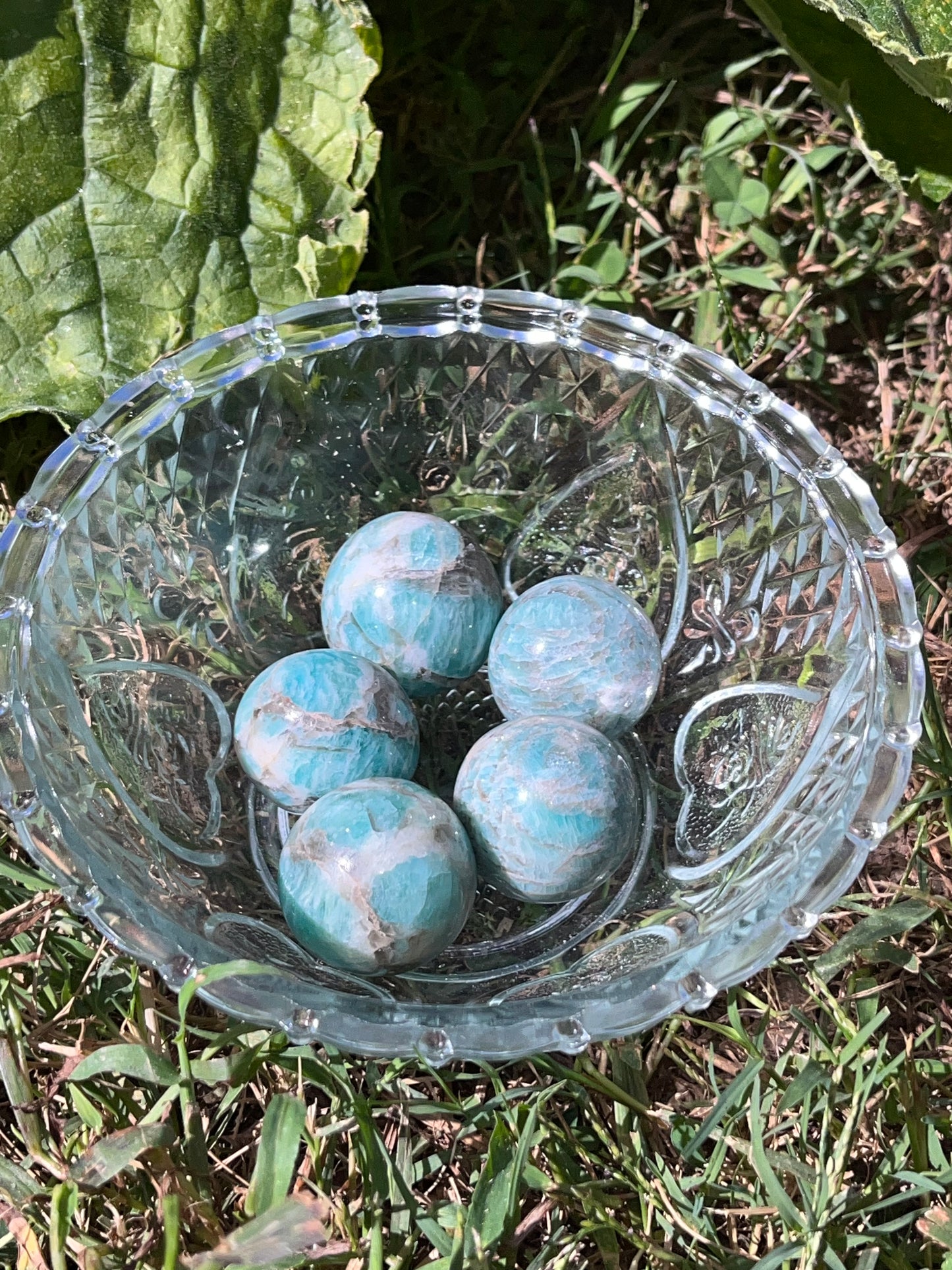 Smoky Amazonite Sphere