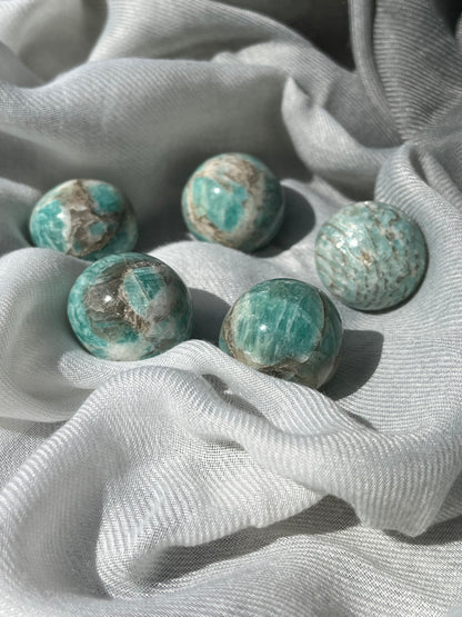 Smoky Amazonite Sphere