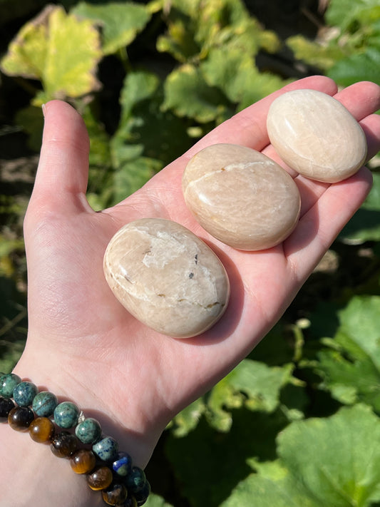 Peach Moonstone Palmstone