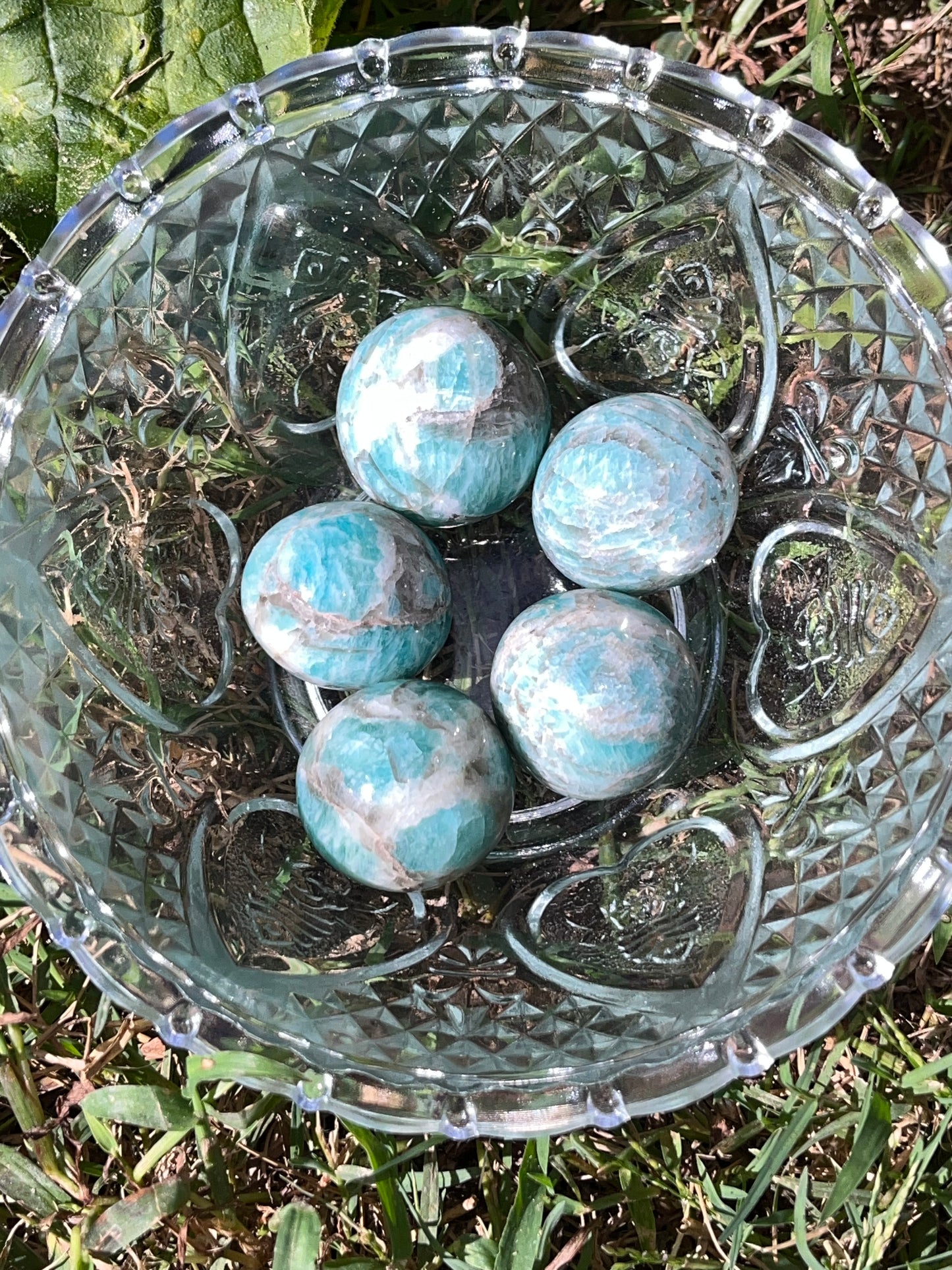 Smoky Amazonite Sphere