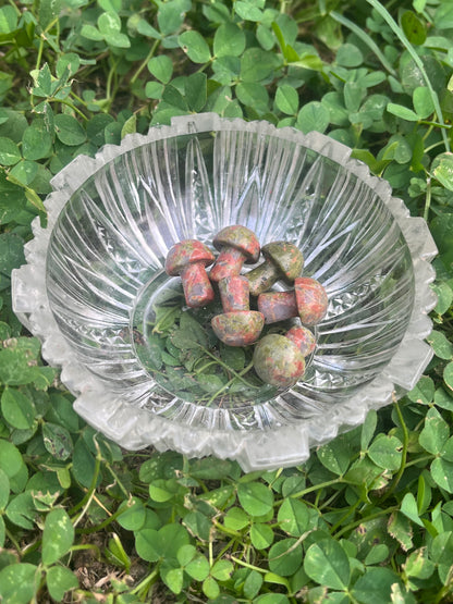 Mini Unakite Mushroom