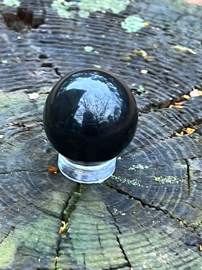 Rainbow Obsidian Sphere #6