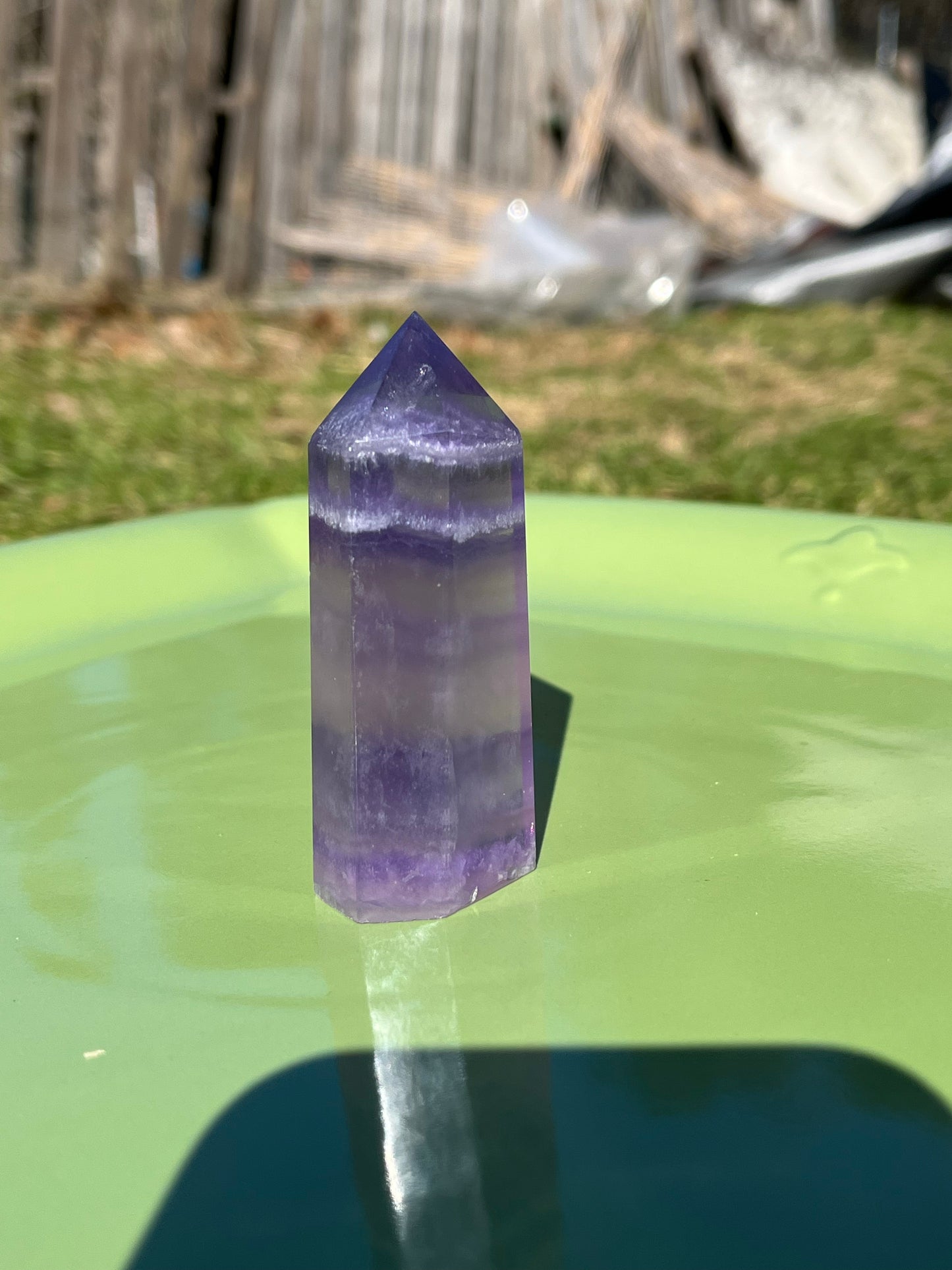 Purple Fluorite Tower