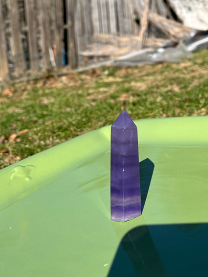 Purple Fluorite Tower