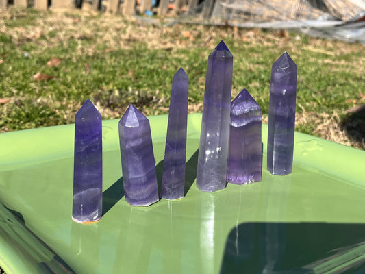 Purple Fluorite Tower