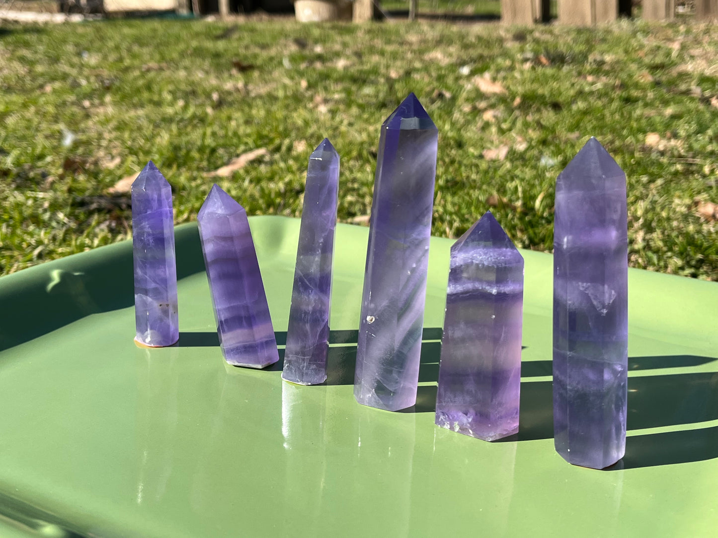 Purple Fluorite Tower