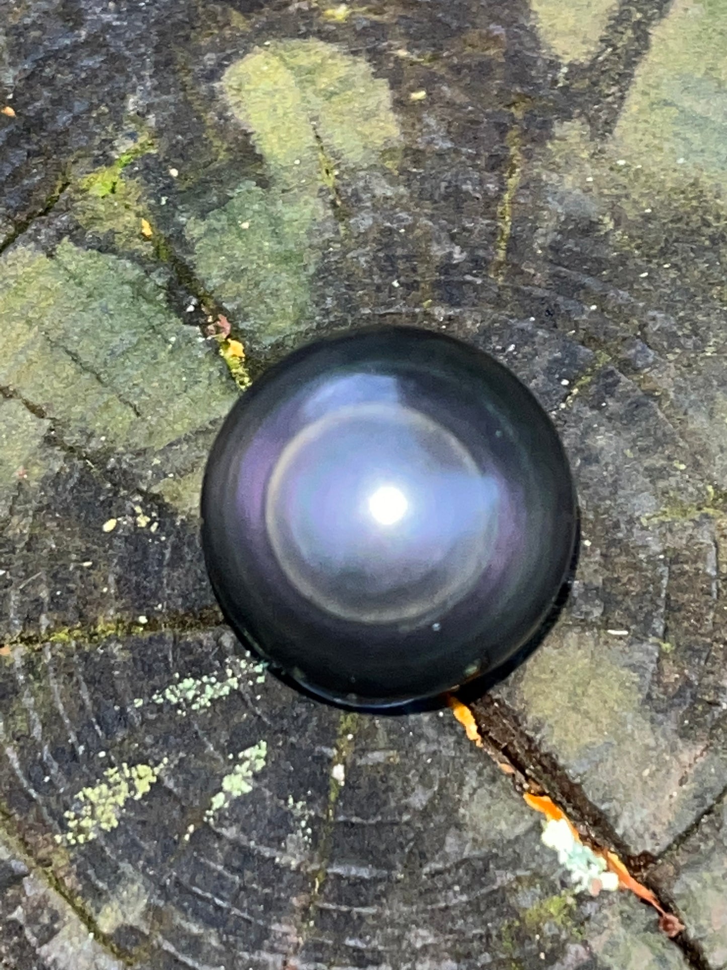 Rainbow Obsidian Sphere #26