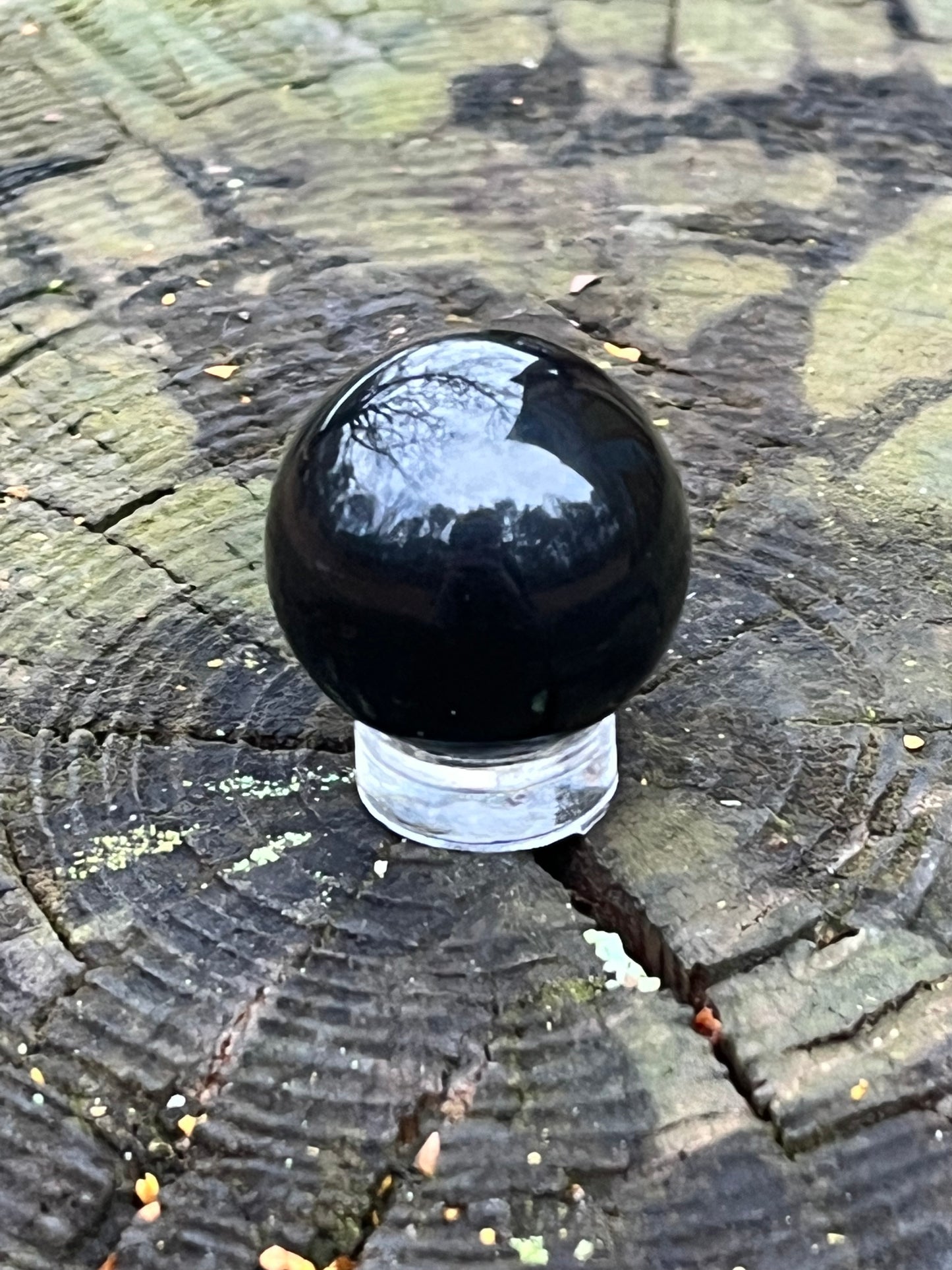 Rainbow Obsidian Sphere #6