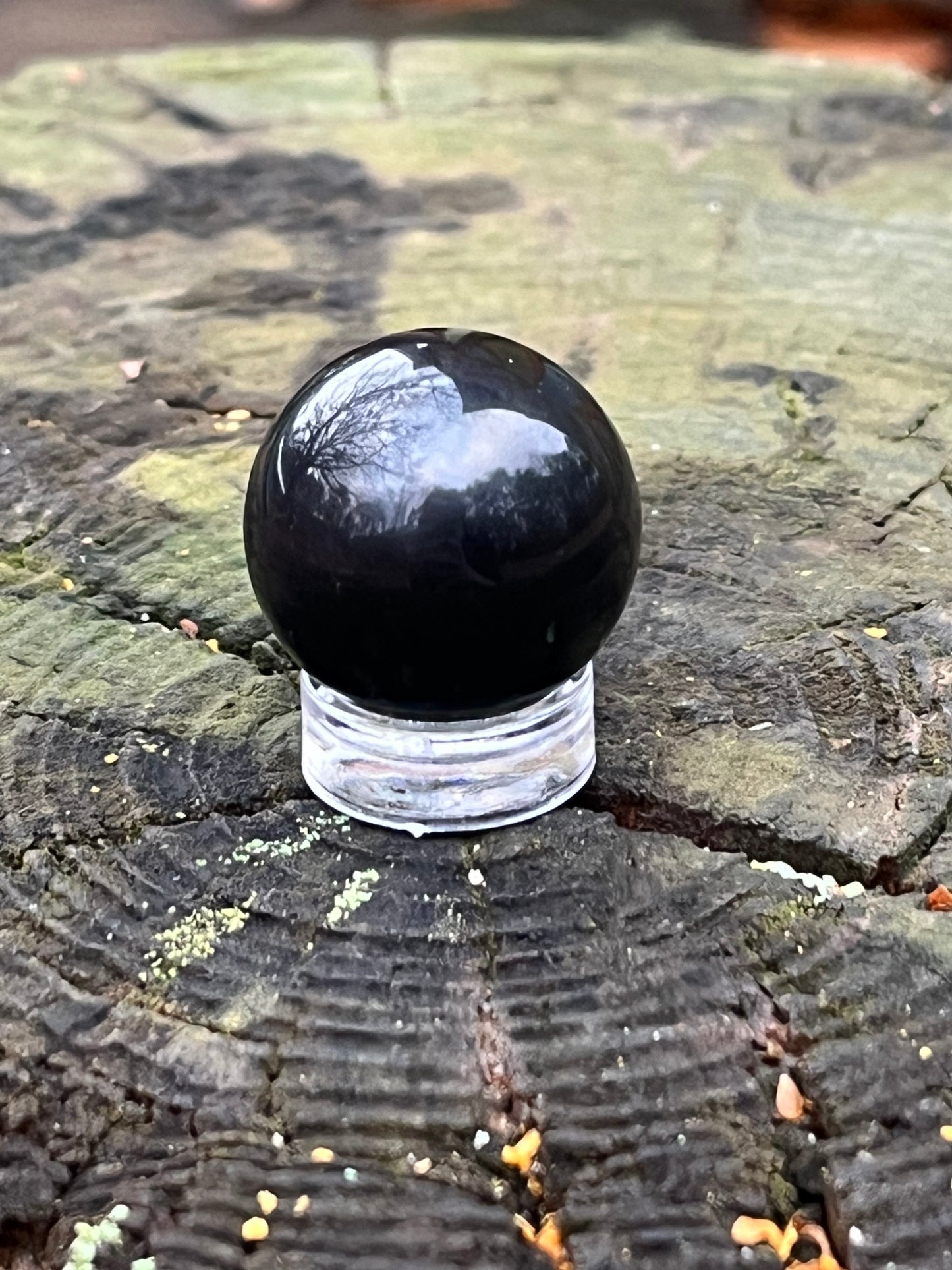 Rainbow Obsidian Sphere #8