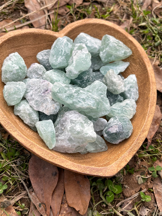 Raw Green Fluorite