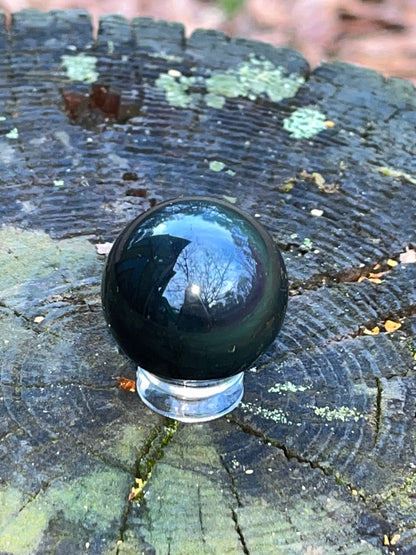 Rainbow Obsidian Sphere #4