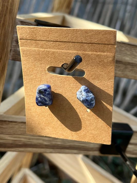 Sodalite Post Earrings