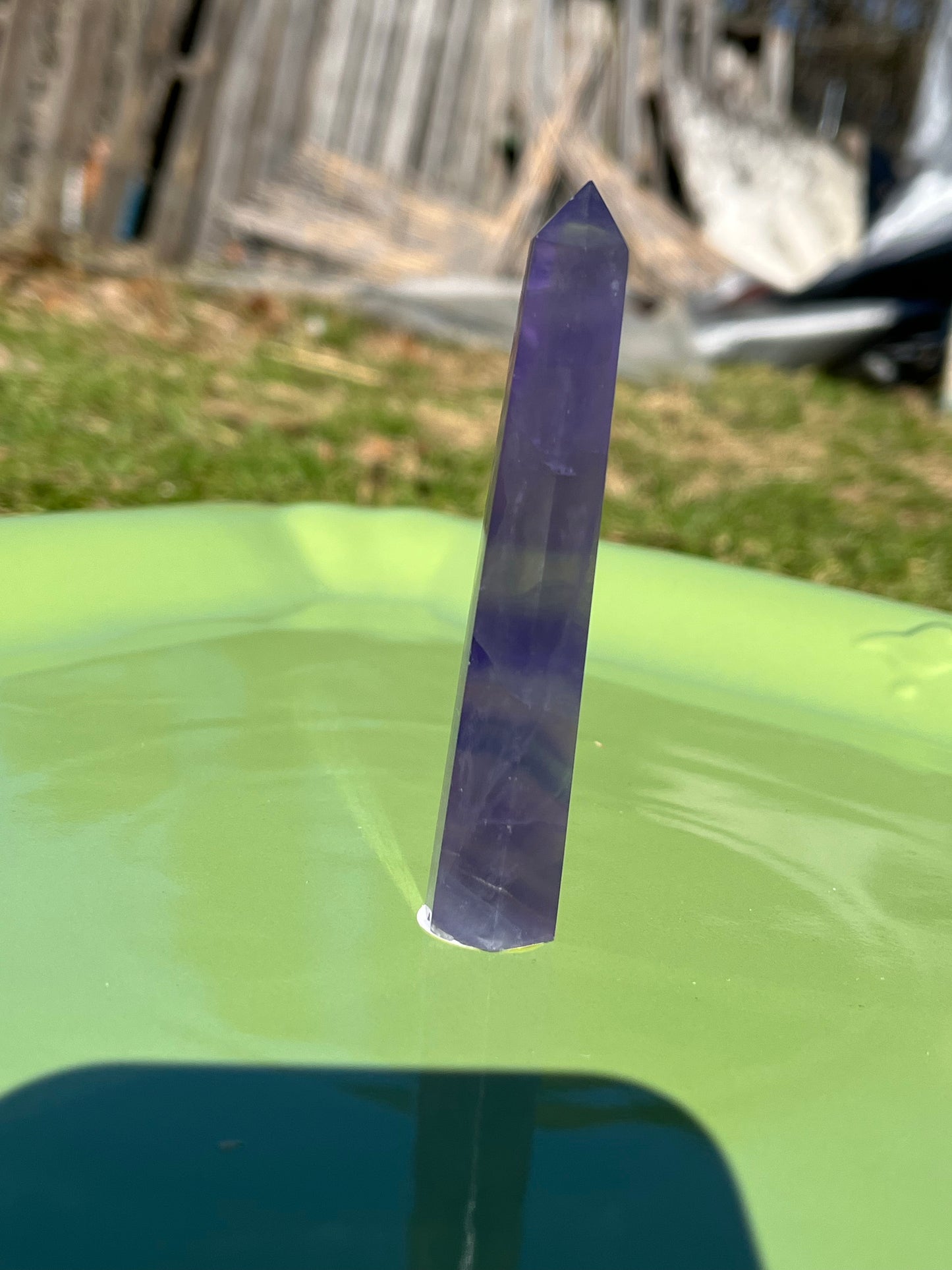 Purple Fluorite Tower