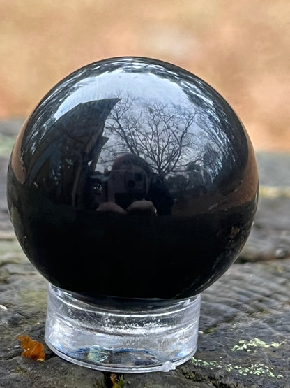 Rainbow Obsidian Sphere #6