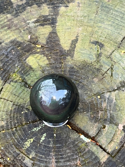 Rainbow Obsidian Sphere #4