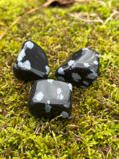 Snowflake Obsidian Tumble