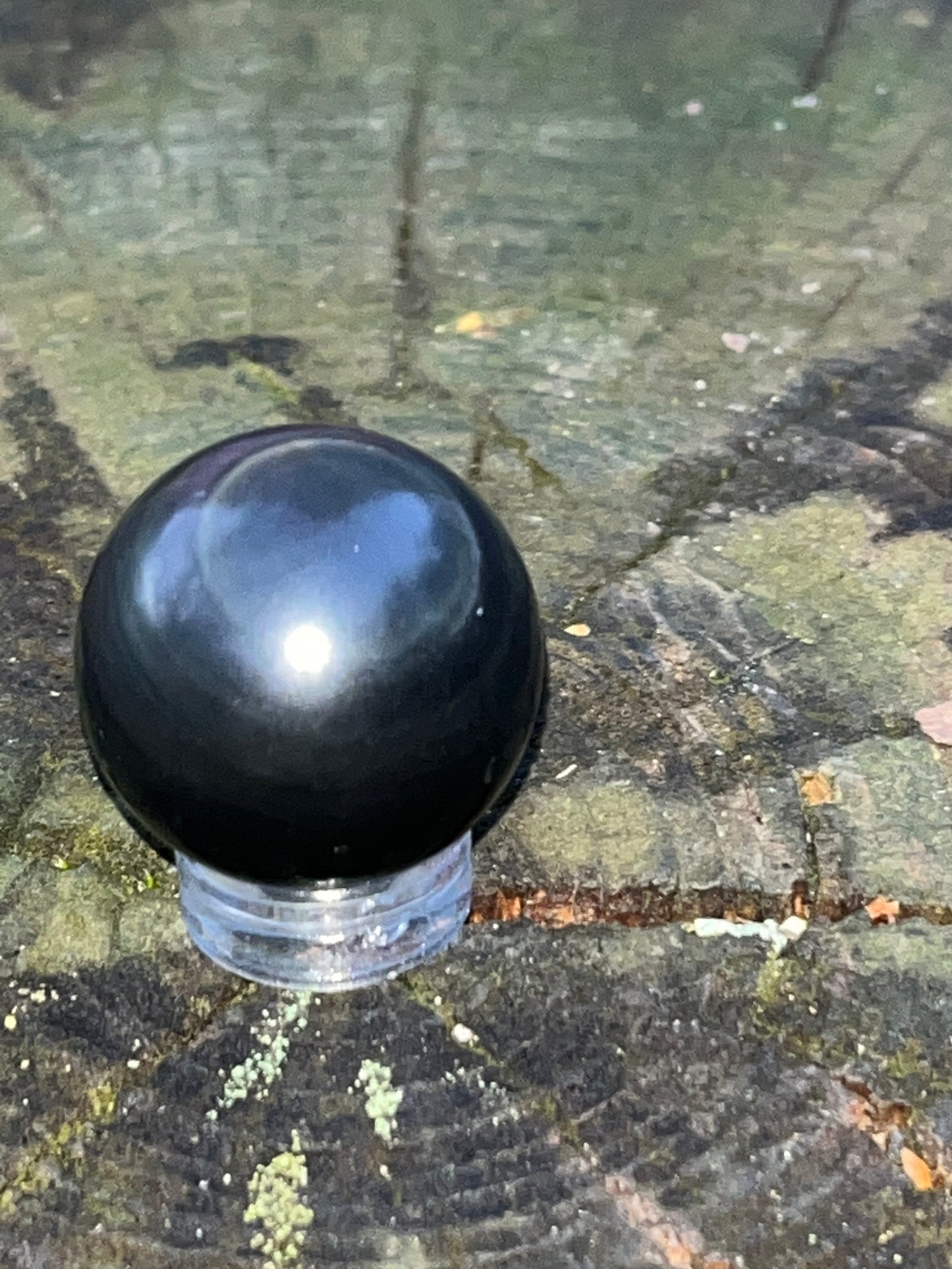 Rainbow Obsidian Sphere #26